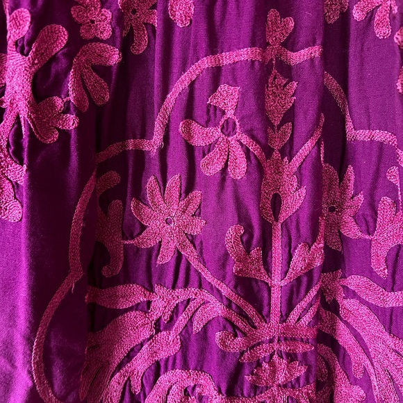 Free People Fiona Embroidered Mini Dress
Magenta XS - Picture 8 of 9